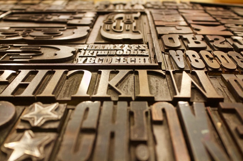 Types. Get it? ([Pixabay](https://pixabay.com/en/printing-plate-letters-font-type-1030849/))