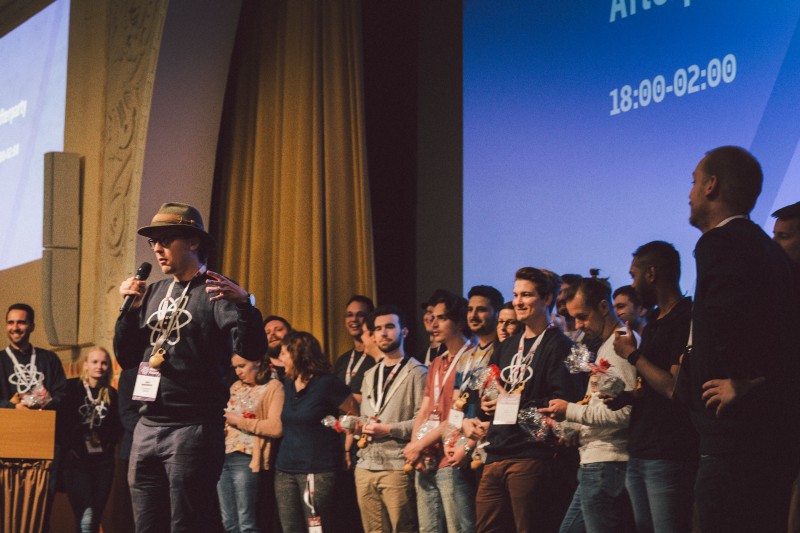 React Finland 2019 finale. Photo by [Nick Tulinen](http://nicktulinen.com)